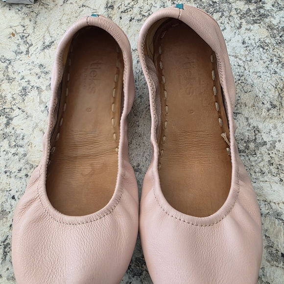 Tieks Women's Pink Ballet Flats - Picture 2 of 5